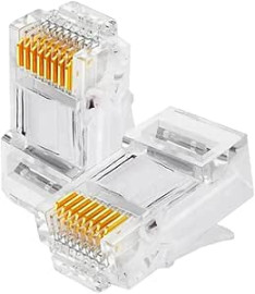 CONECTOR RJ45 C/ 100 UNIDADES CAT5 PLUS DATA MOD