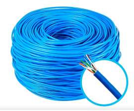 CABO CFTV CONNECT 4 PARES CX 100M AZUL